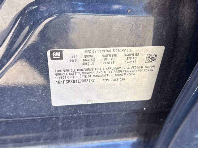 2014 Chevrolet Cruze 1LT