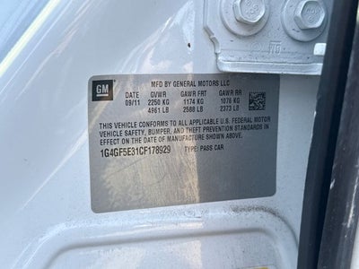 2012 Buick LaCrosse Premium II Group
