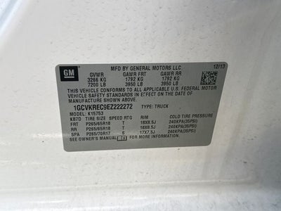 2014 Chevrolet Silverado 1500 LT LT1