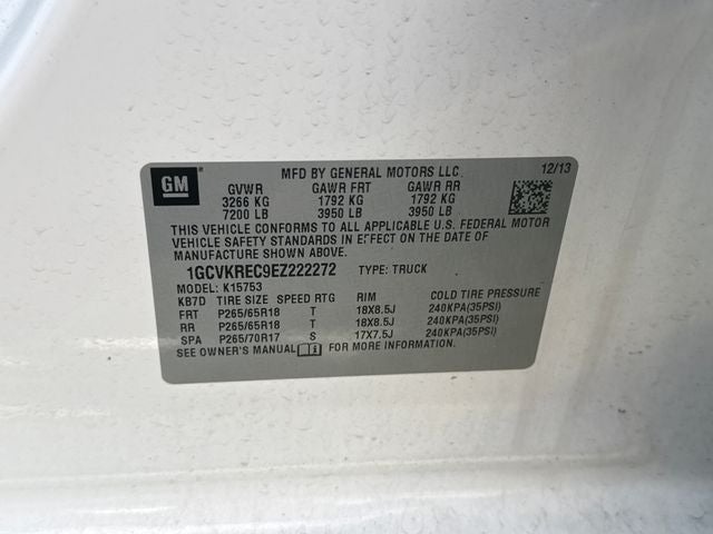 2014 Chevrolet Silverado 1500 LT LT1