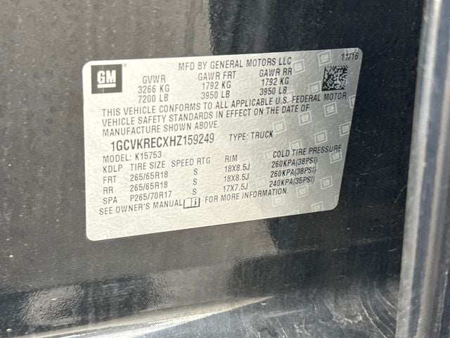 2017 Chevrolet Silverado 1500 LT LT2