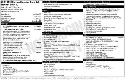 2024 GMC Canyon Elevation