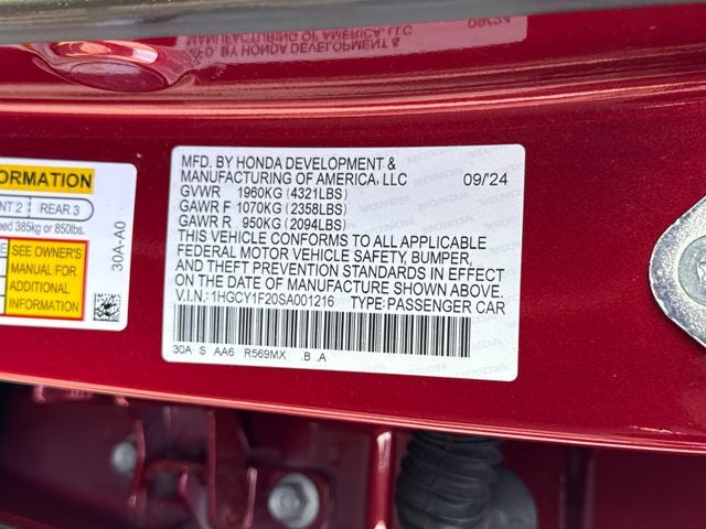 2025 Honda Accord LX