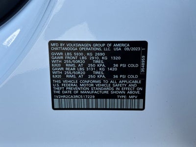 2024 Volkswagen Atlas 2.0T SE w/Technology