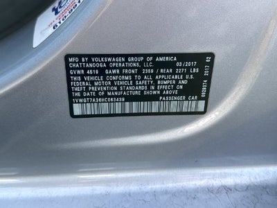 2017 Volkswagen Passat 1.8T SE w/Technology