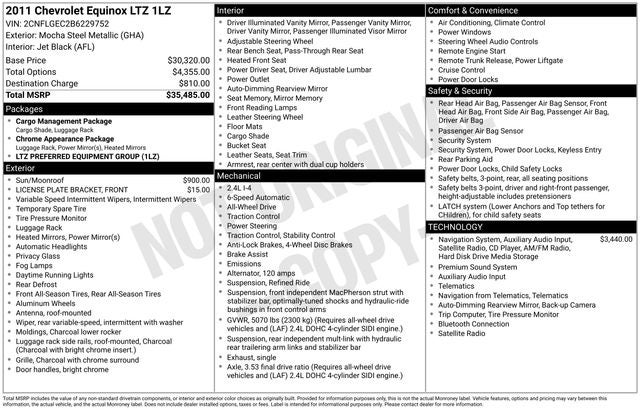 2011 Chevrolet Equinox LTZ