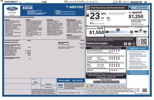 2022 Ford Edge ST Line