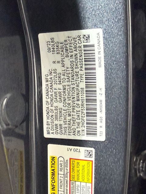 2024 Honda Civic Sport