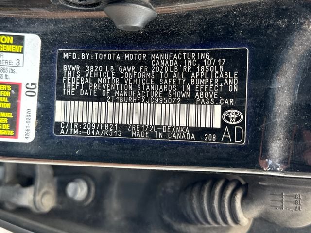 2018 Toyota Corolla LE
