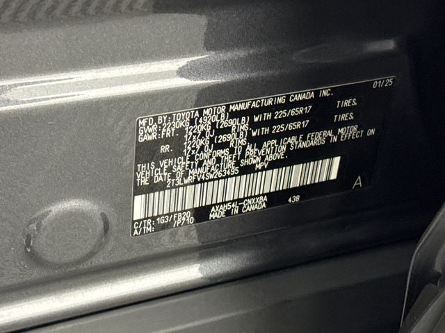 2025 Toyota RAV4 Hybrid LE