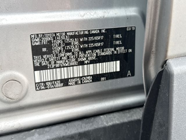 2019 Toyota RAV4 XLE
