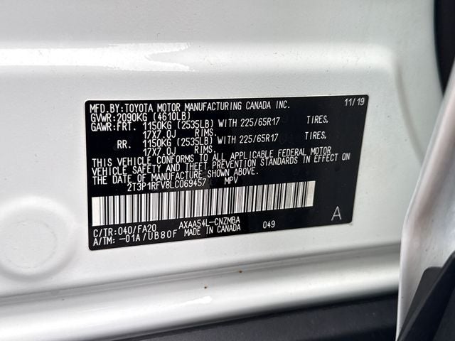 2020 Toyota RAV4 XLE