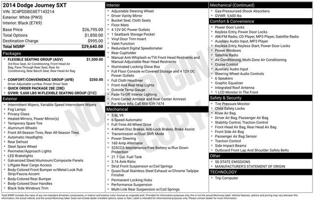 2014 Dodge Journey SXT
