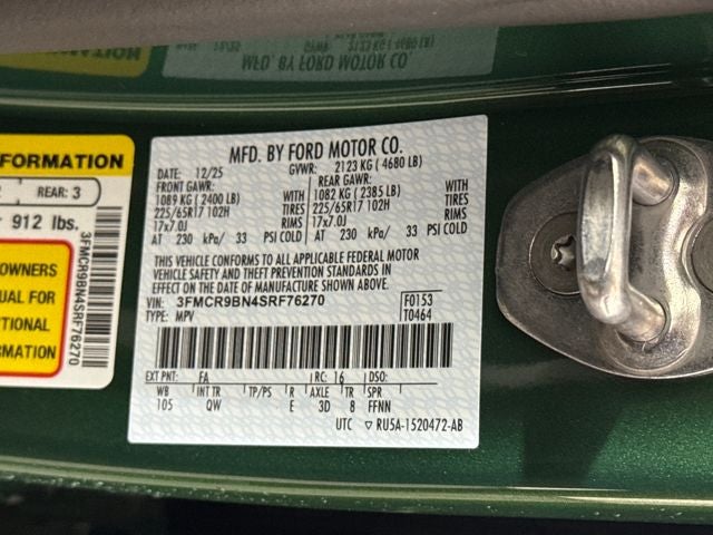 2025 Ford Bronco Sport Big Bend