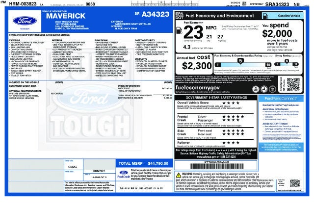 2025 Ford Maverick Tremor