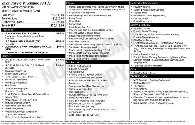 2020 Chevrolet Equinox LS
