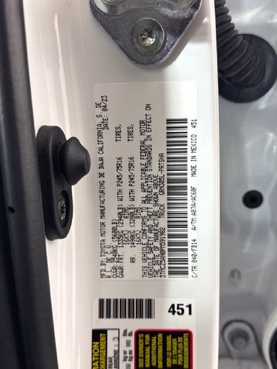 2023 Toyota Tacoma SR V6