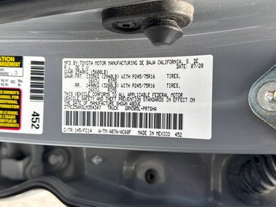2020 Toyota Tacoma SR5 V6