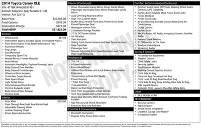 2014 Toyota Camry XLE