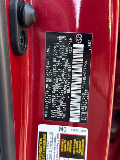 2010 Toyota Camry LE