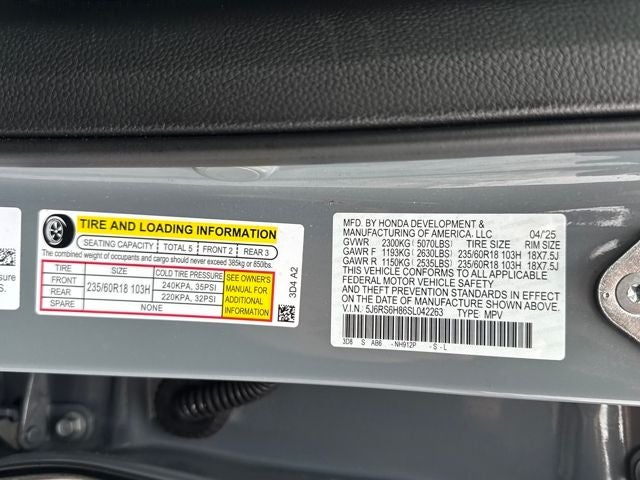 2025 Honda CR-V Hybrid Sport-L