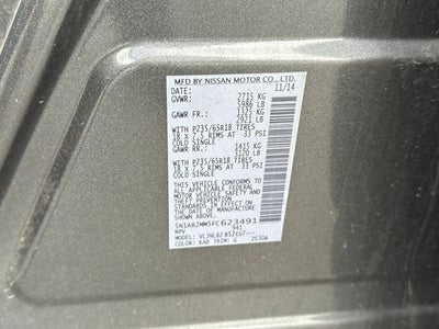 2015 Nissan Pathfinder S