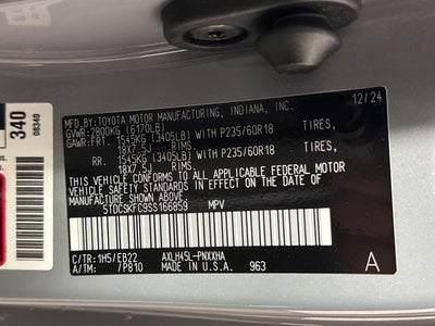 2025 Toyota Sienna Woodland Edition 7 Passenger