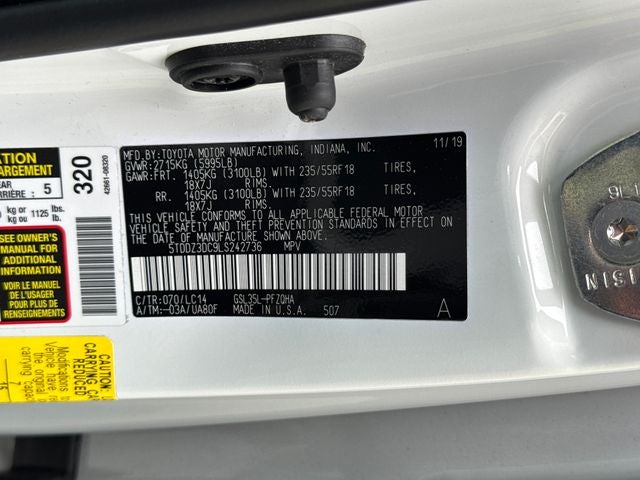 2020 Toyota Sienna XLE 7 Passenger