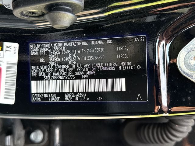 2022 Toyota Highlander XSE