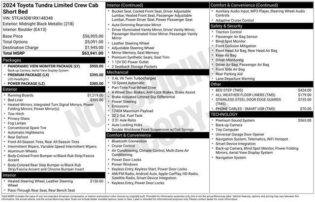 2024 Toyota Tundra Limited