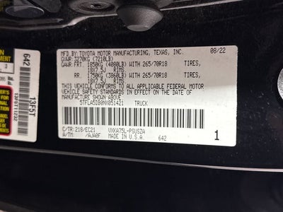 2022 Toyota Tundra SR5