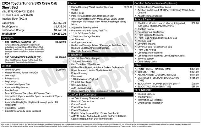 2024 Toyota Tundra SR5