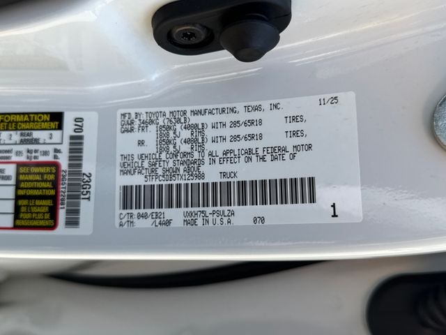 2026 Toyota Tundra Hybrid TRD Pro