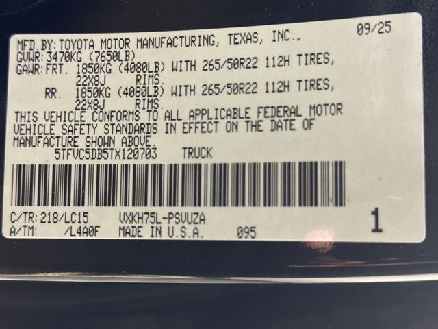 2026 Toyota Tundra Hybrid Capstone