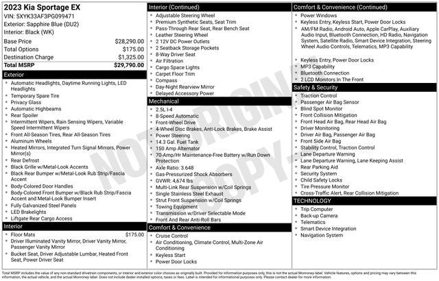 2023 Kia Sportage EX