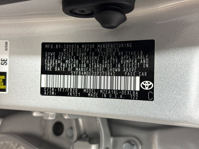 2025 Toyota Corolla LE