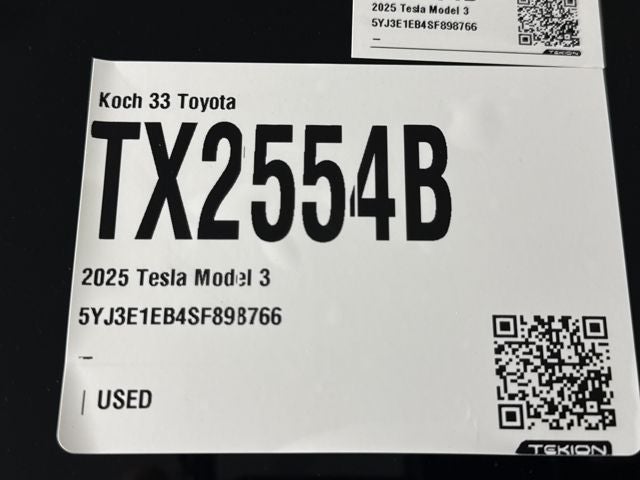 2025 Tesla Model 3 Long Range