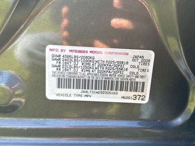 2009 Mitsubishi Outlander SE