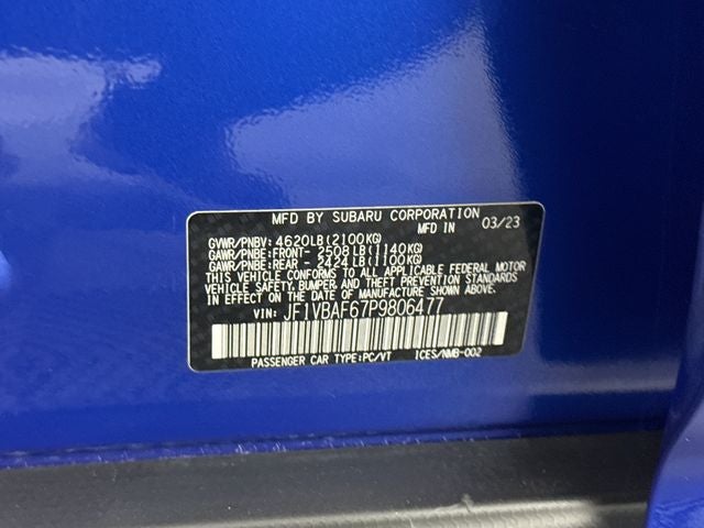 2023 Subaru WRX Premium