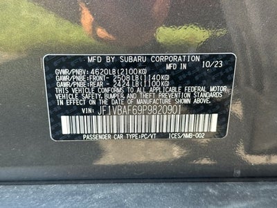 2023 Subaru WRX Premium