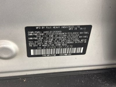 2011 Subaru Forester 2.5X