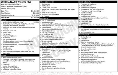2023 Mazda Mazda CX-9 Touring Plus