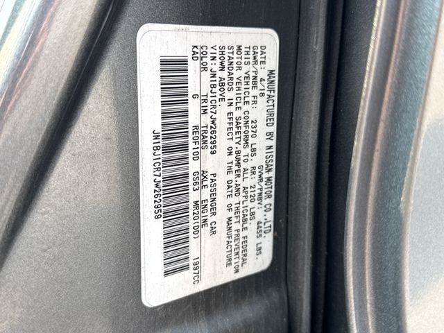 2018 Nissan Rogue Sport S