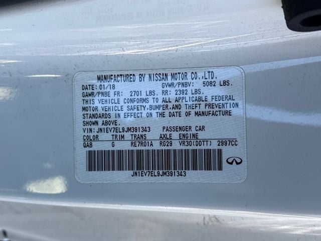 2018 INFINITI Q60 3.0t LUXE