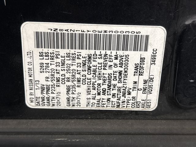 2014 Nissan Murano CrossCabriolet Base