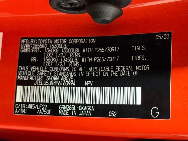 2023 Toyota 4Runner TRD Pro