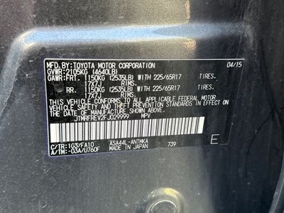 2015 Toyota RAV4 XLE