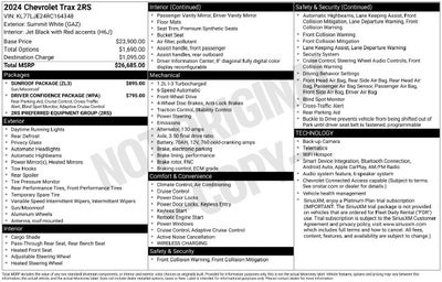 2024 Chevrolet Trax 2RS