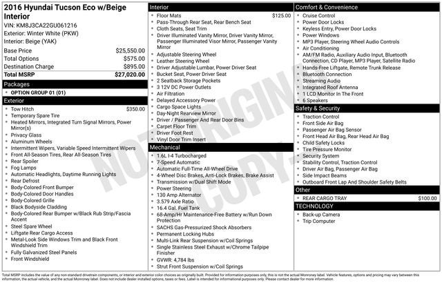 2016 Hyundai Tucson Eco