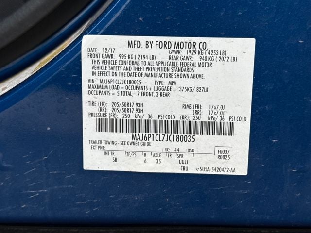 2018 Ford EcoSport SES